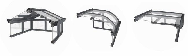 Vidro de alumínio projeto selecionado pré-fabricado do telhado da eletroforese do patamar 0